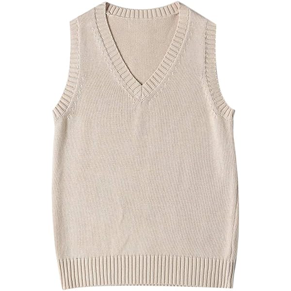 トップス STUMPSTAMP UL PULLOVER VEST ZUEVI Women's Sweater Vest Classic V Neck Uniform Pullover
